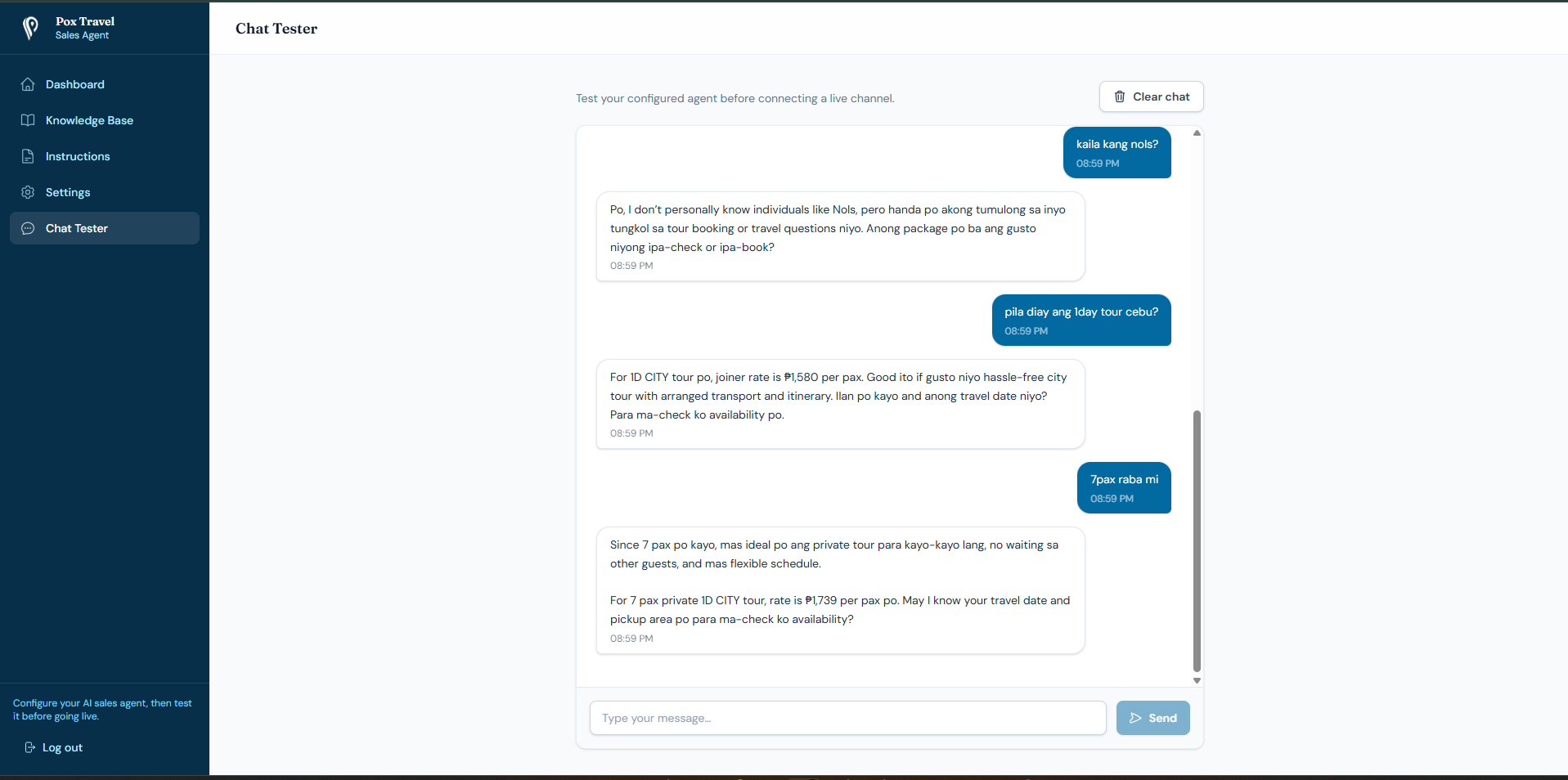 AI Sales Agent